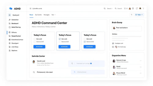 ADHD Focus System Command Center